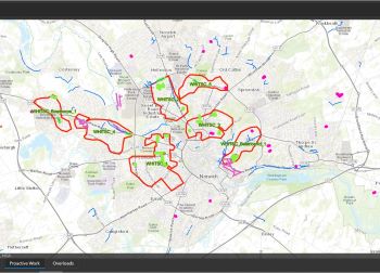 Anglian Water ESRI flood risk tool proactive works