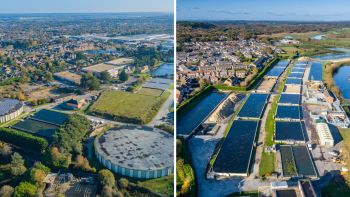 BOURNEMOUTH WATER WTW alderney--knapp-mill-aerial 2