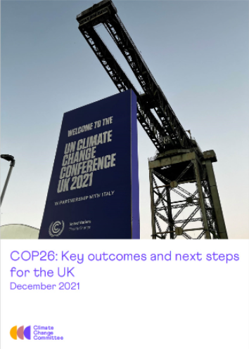 CCC COP26 KEY OUTCOMES  NEXT STEPS REPORT DEC 21