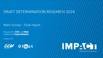 CCW WATER DRAFT DETERMINATIONS REPORT NOV 24