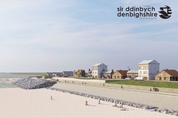 Central Rhyl Coastal Defence scheme - VISUALISATION WESTERN SECTION 1
