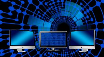 DATA BLUE SCREENS monitor