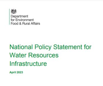 DEFRA FINAL NPS FOR WATER RESOURCES INFRASTRUCTURE APRIL 2023 1