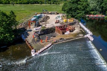 EA Kirkstall weir fish pass 1
