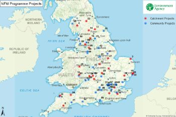 ENVIRONMENT AGENCY NFM programme map