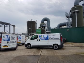 ERG Process Technologies generic odour air pollution control vans