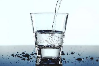 GLASS OF drinking water