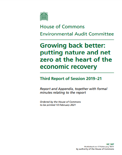 GREEN RECOVERY EAC REPORT