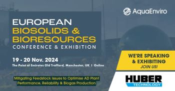 HUBER EUROPEAN BIOSOLIDS Conference NOV 24