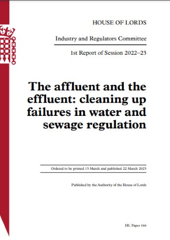 INDUSTRY REGULATORS COMMITTEE OFWAT REPORT MARCH 2023