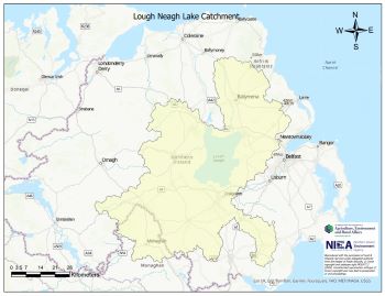 LOUGH NEAGH CATCHMENT MAP NORTHERN IRELAND