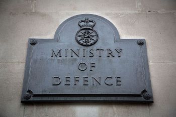 MINISTRY OF DEFENCE WHITEHALL ADDRESS PLATE 