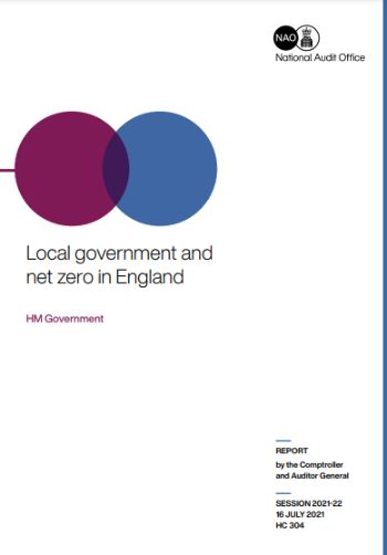 NAO REPORT LOCAL GOVERNMENT  NET ZERO IN ENGLAND
