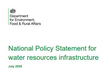 NATIONAL POLICY STATEMENT FOR WATER RESOURCES INFRASTRUCTURE JULY 2025