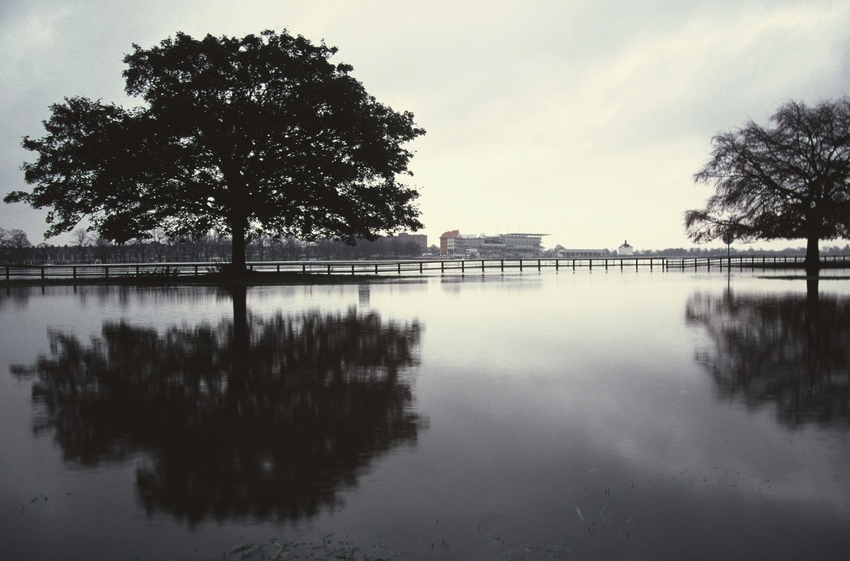 Flooding at York Racecourse