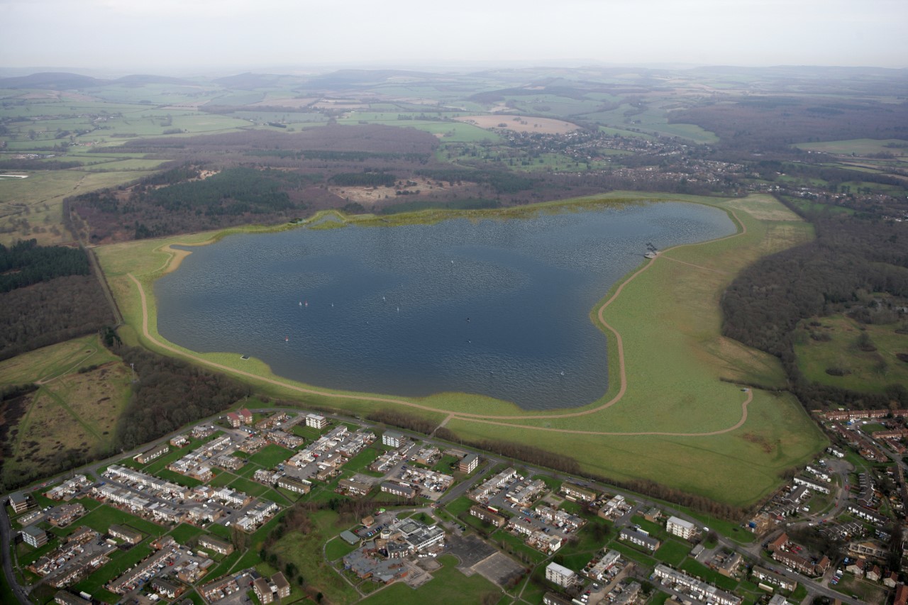 HavantThicket Reservoir Aerial