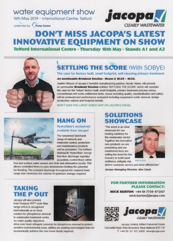 Water Equipment Show E-Flyer 1