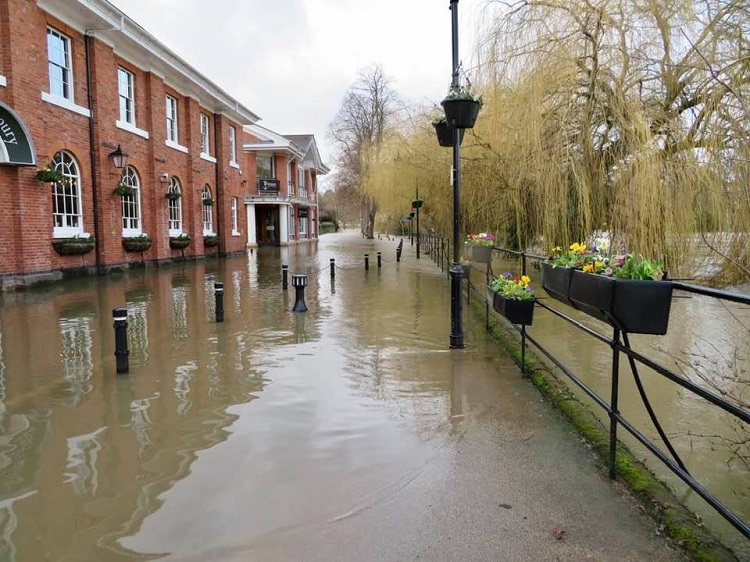floods Victoria-Quay Shrewsbury 2020