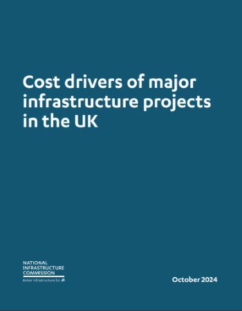 NIC REPORT COST DRIVERS OF MAJOR INFRA PROJECTS IN THE UK OCT 2024
