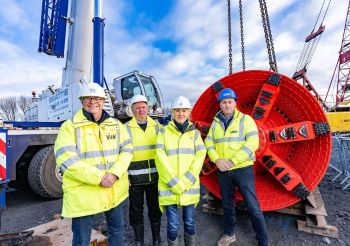 NI WATER - TUNNEL BORING MACHINE AT Meadowlane1