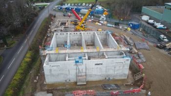 NI Water construction work - Derg WTW 1