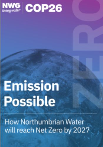 NORTHUMBRIAN WATER EMISSION POSSIBLE PLAN NET ZERO BY 2027
