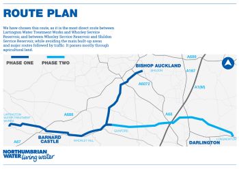 NORTHUMBRIAN WATER PROJECT PIPELINE ROUTE PLAN