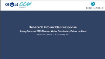OFWAT CCW THAMES WATER SEWAGE RESEARCH STUDY 2024