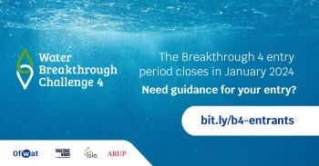 OFWAT WATER CHALLENGE BREAKTHROUGH 4 BANNER