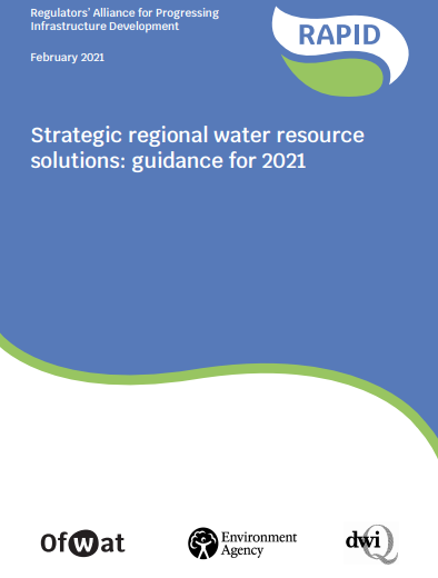 RAPID GUIDANCE STRATEGIC REGIONAL WATER RESOURCE SOLUTIONS 2021