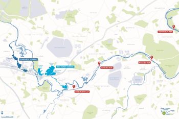 RIVER THAMES FLOOD SCHEME MAP