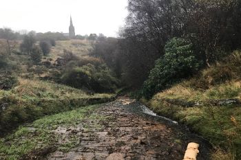 Reservoir Belmont spillway