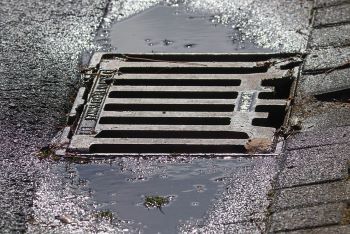 Road drain surface water