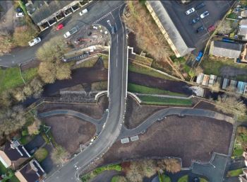 Rochdale  Littleborough flood risk management scheme - inc new 21m span bridge