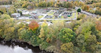 SCOTTISH WATER Hamilton WWTW AERIAL VIEW