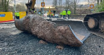 SCOTTISH WATER MAINS PIPE BURST IN GLASGOW