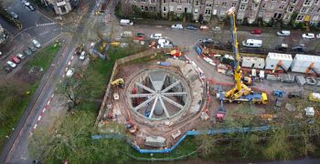 SCOTTISH WATER STORM TANK DURING CONSTRUCTION