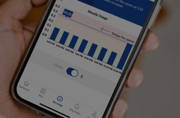SMART WATER METER DISPLAY ON IPHONE