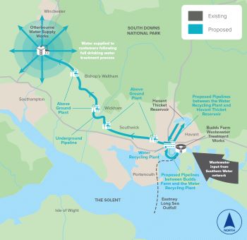SOUTHERN WATER HAMPSHIRE WATER TRANSFER RECYCLING PROJECT Proposed-Development