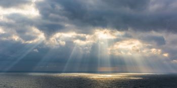 SUNLIGHT ON OCEAN