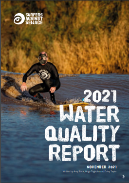 SURFERS AGAINST SEWAGE WATER QUALITY REPORT 21