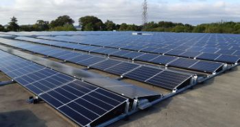 Scottish Water solar panels at Cults
