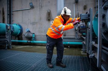 Severn Trent employee in treatment works generic