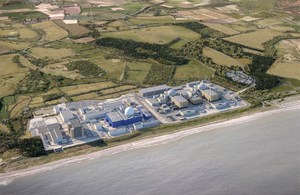 Sizewell B power station artists impression
