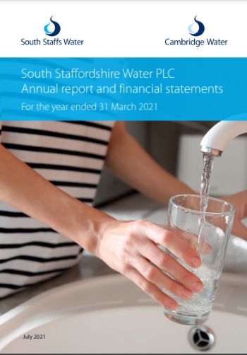 South Staffordshire Water PLC annual report  financial statements year ended 31 March 21