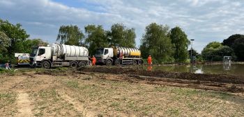 Southern Water tankers tackle sewer burst in Bognor 1