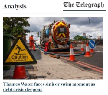 TELEGRAPH ARTICLE THAMES WATER 28 JAN 2024