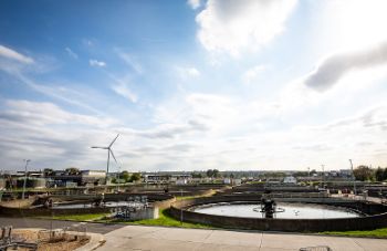 THAMES WATER WORKS  WIND TURBINE 1