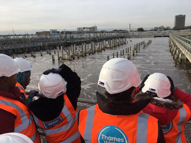 Thames Water Deephams school visit 1