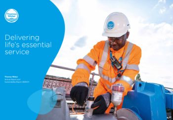 Thames Water annual report  sustainability report 2020-21